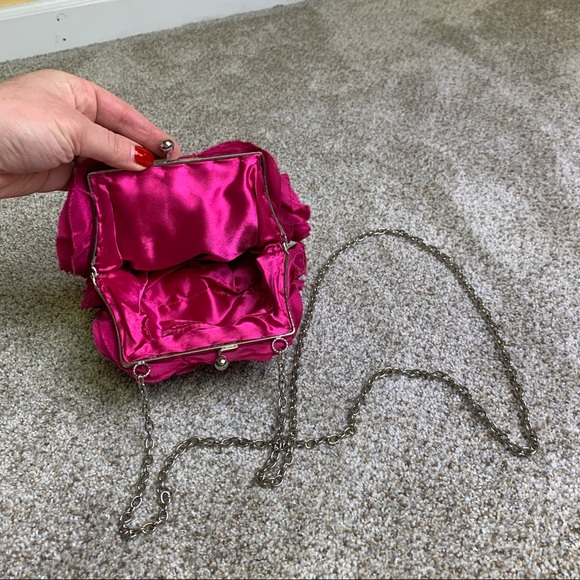 Pink Floral Crossbody Purse - Picture 5 of 9